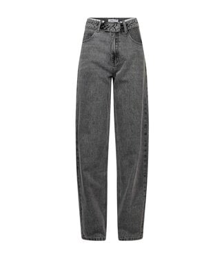 Haute L'Amitié Flip Barrel Grey Tall Jeans