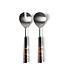 HKliving Salad cutlery havana set of 2