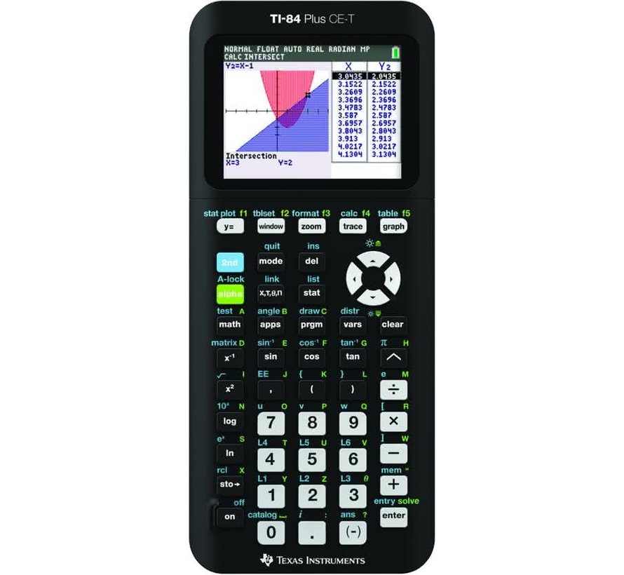 TI-84 Plus CE-T zwart Tweedehands Mindere kwaliteit