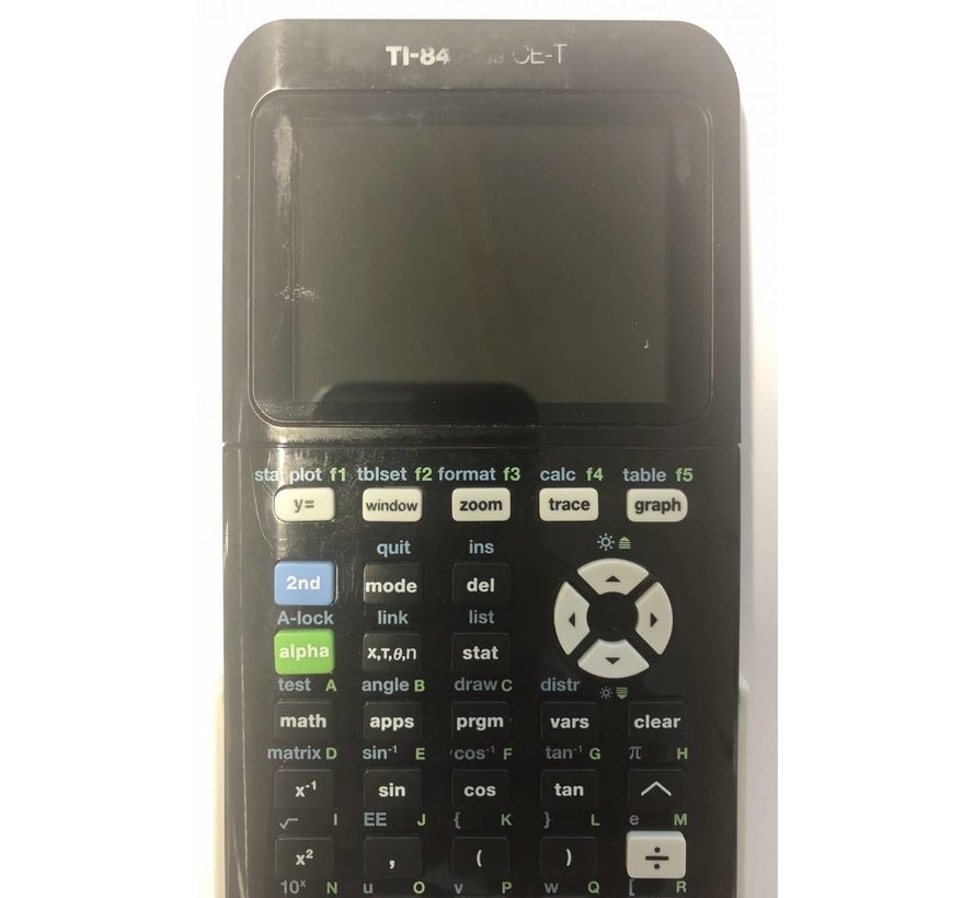 TI-84 Plus CE-T zwart Tweedehands Mindere kwaliteit