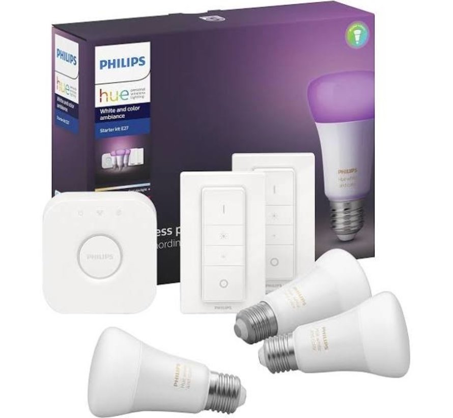 Philips Hue White and Color Ambiance Starterset E27