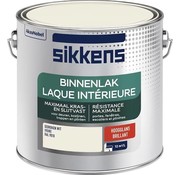 Sikkens binnenlak hoogglans RAL 9010 2,5L