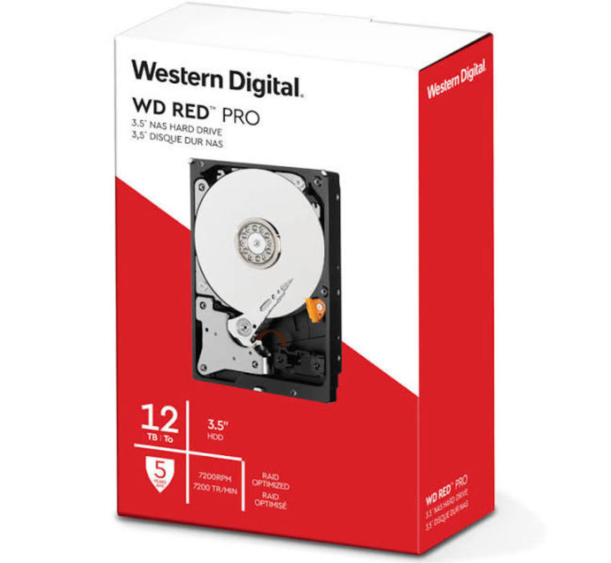 WD Red Pro 12TB WD121KFBX nu voor € 355,00 bij TI-84shop - TI-84shop