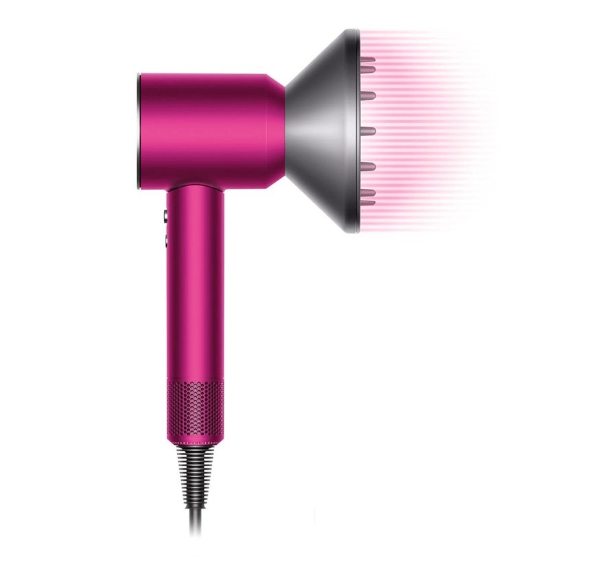 Dyson Supersonic Föhn Met Borstelset - Fuchsia / Nikkel - Limited Edition