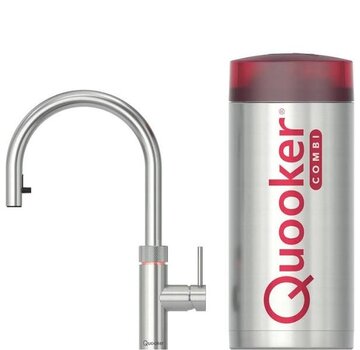 Quooker Flex RVS met COMBI+ boiler 3-in-1 kraan