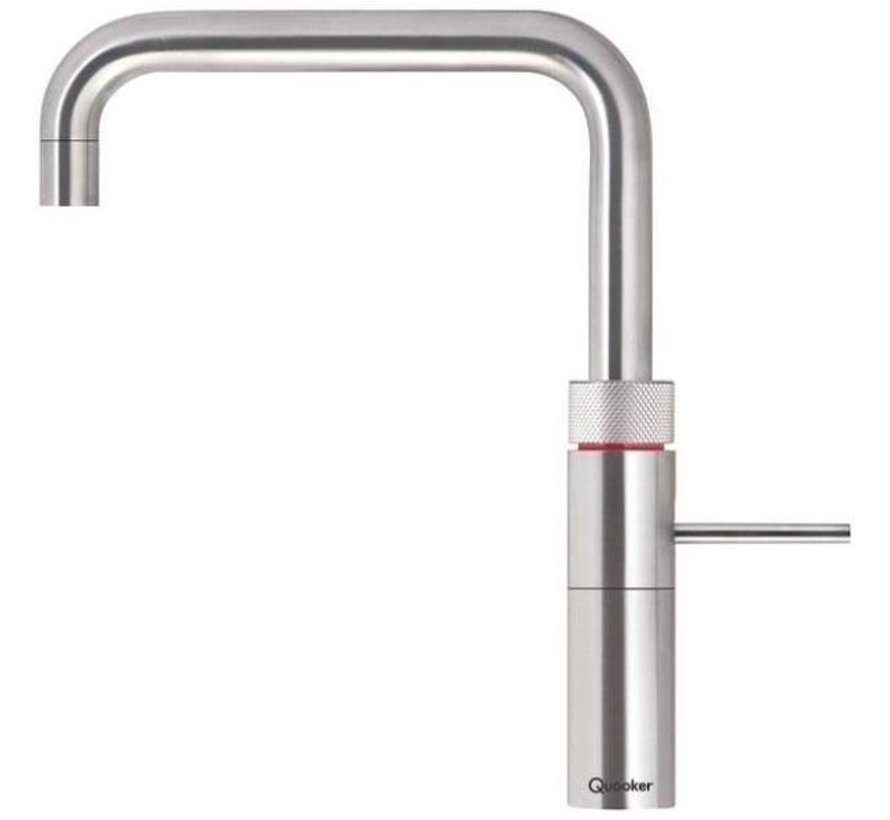 Quooker Fusion Square RVS met COMBI+ boiler 3-in-1 kraan