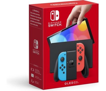 Nintendo Switch OLED Blauw/Rood