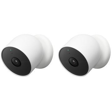 Google Nest Cam Indoor + Outdoor Batterij (2-pack)