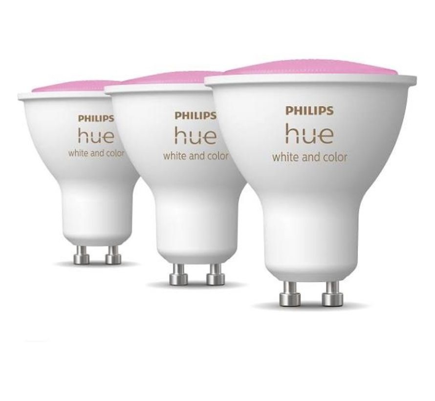 Philips Hue White and Color GU10 3-pack