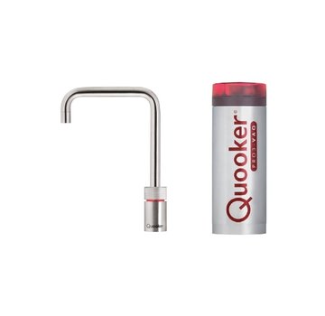 Quooker Nordic Square RVS kokendwaterkraan met PRO3-VAQ boiler