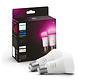 Philips Hue White and Color E27 10.5W Duo pack