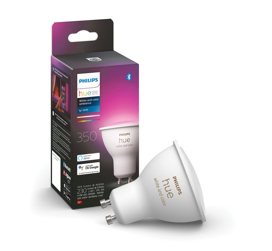 Philips Hue White and Color GU10 Losse lamp