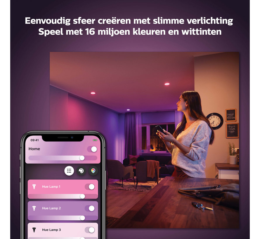 Philips Hue White and Color GU10 Losse lamp