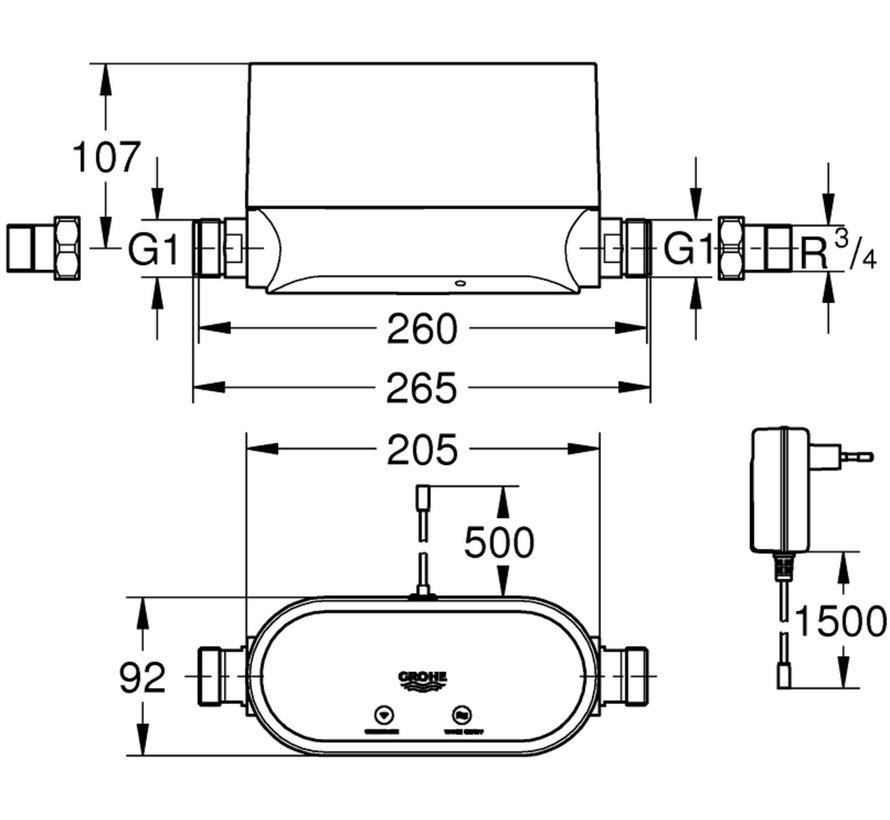 GROHE Sense Guard waterregelsysteem