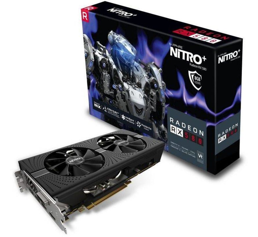 Sapphire Nitro+ Radeon RX 580 8GD5 (11265-01) - Retourdeal