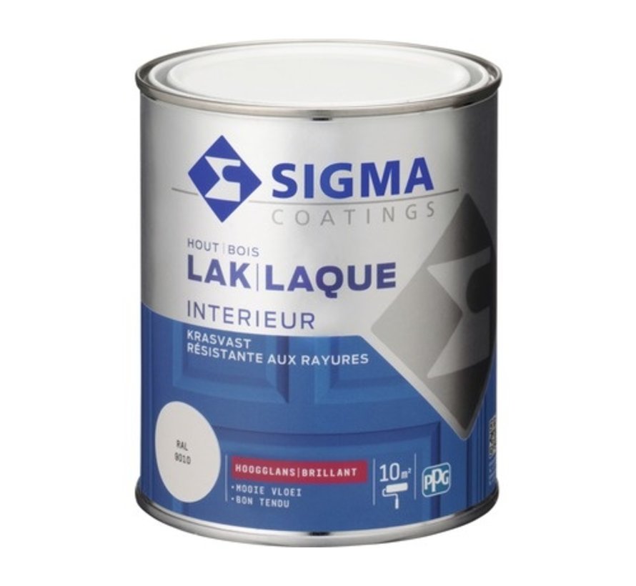Sigma Interieur Lak RAL 9010 zuiverwit hoogglans