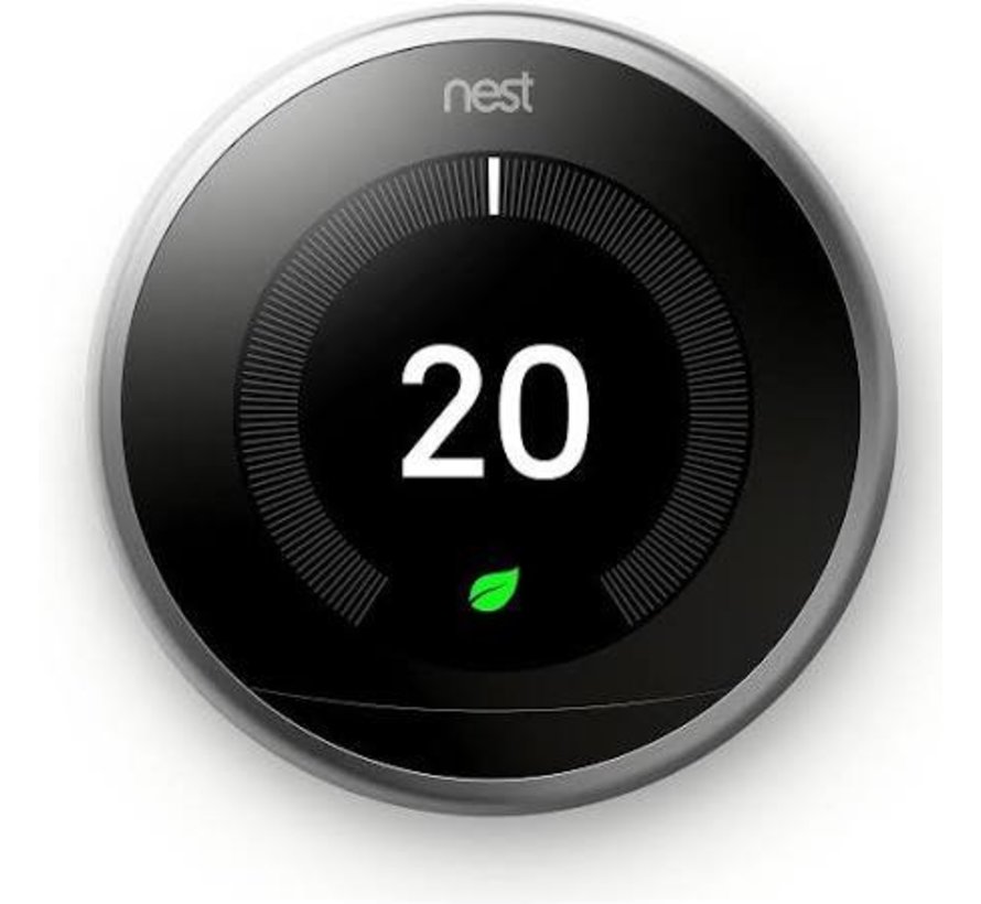 Google Nest thermostaat Roestvrij staal - Tweedehands