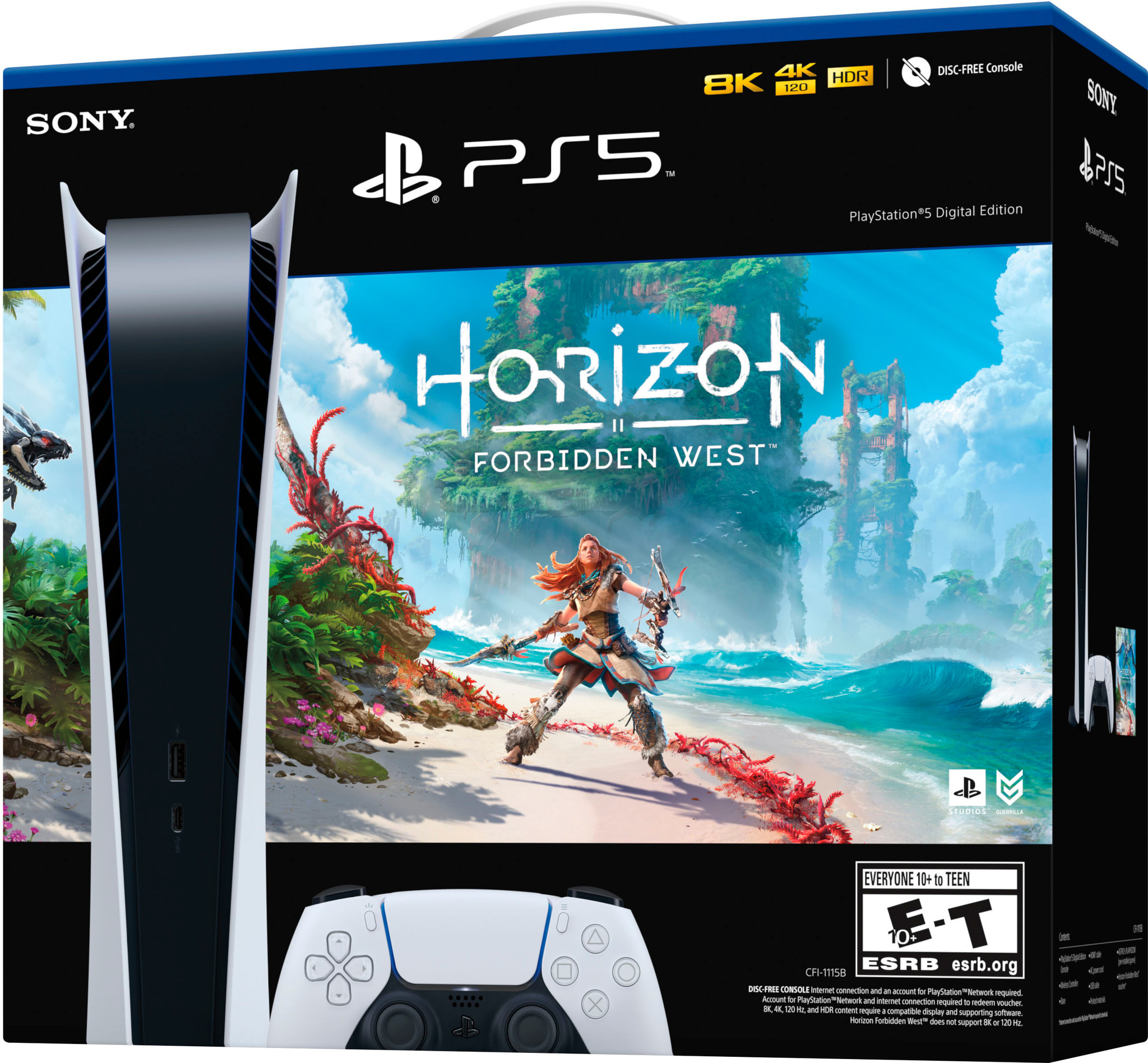 Veel Rationeel gazon Sony PlayStation 5 Digital Edition + Horizon Forbidden West - TI-84shop