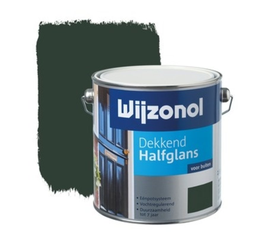 Wijzonol lak dekkend woudgroen halfglans 2,5 liter