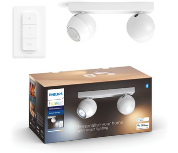 Philips Hue Buckram 2-Spot opbouwspot White Ambiance Wit