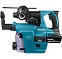 Makita DHR242RTJW Combihamer 18 Volt 5,0 AH Li-ion + DX06 ingebouwde afzuiging met Hepa filter