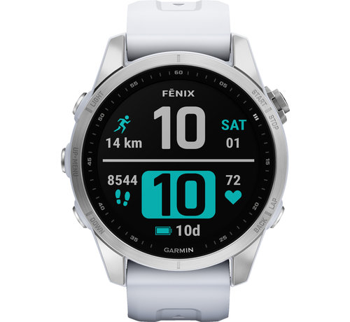 Garmin Fenix 7S Zilver/Wit 42mm