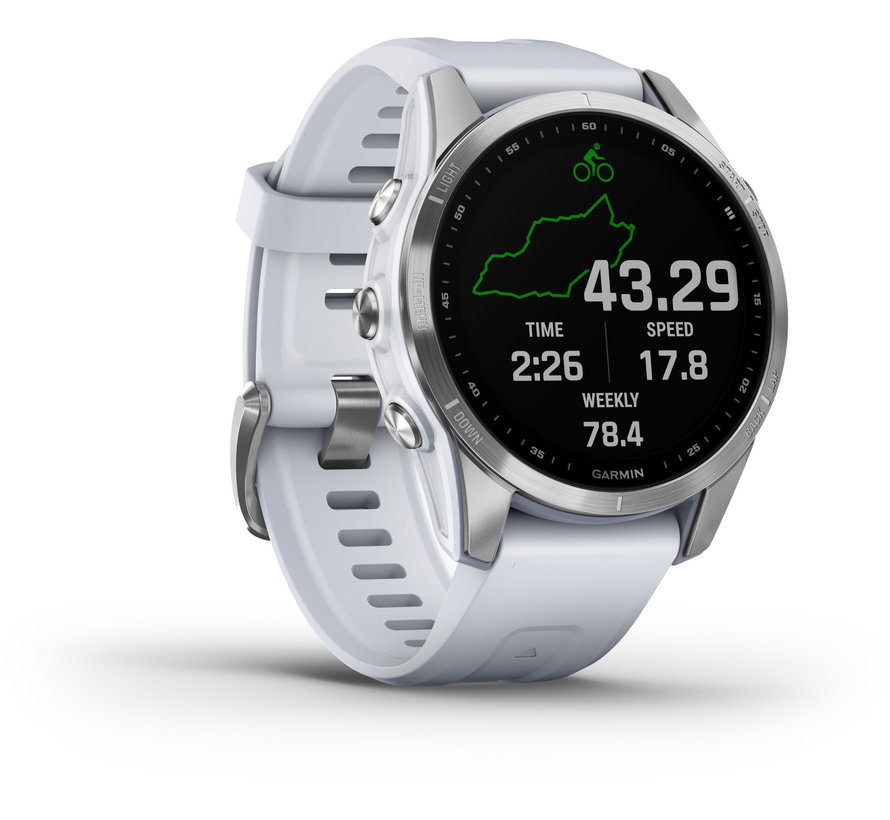 Garmin Fenix 7S Zilver/Wit 42mm
