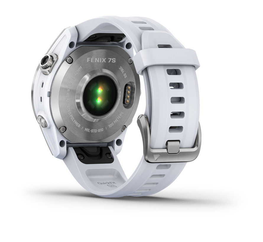 Garmin Fenix 7S Zilver/Wit 42mm