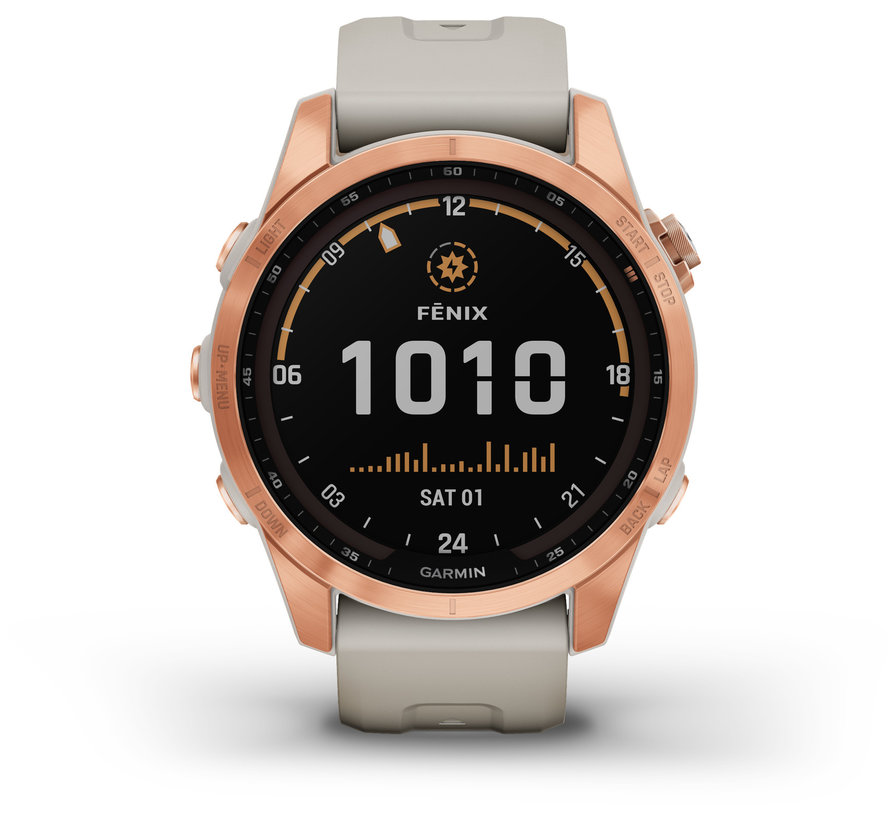 Garmin Fenix 7S Solar Roségoud 42mm