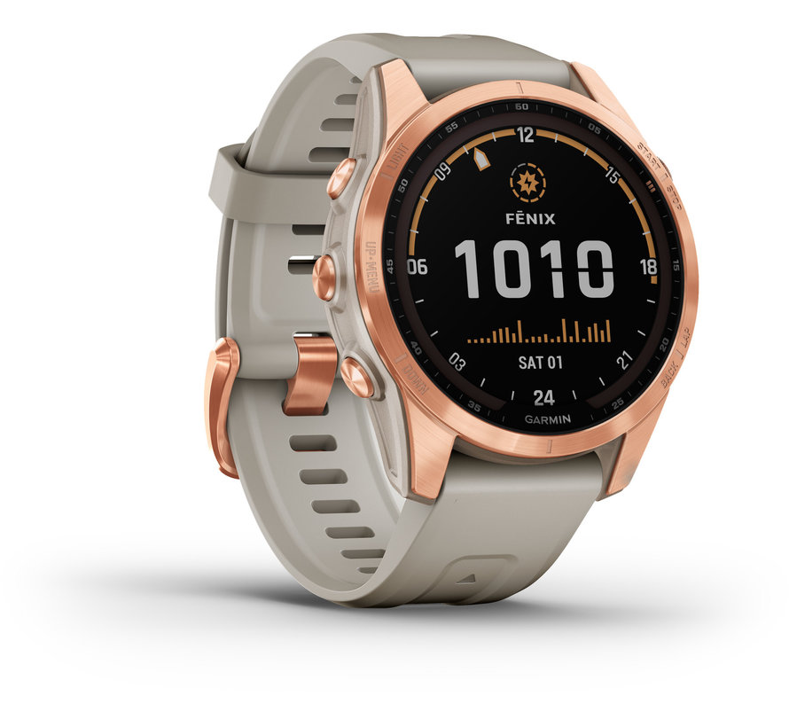 Garmin Fenix 7S Solar Roségoud 42mm