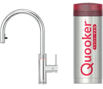 Quooker Flex met PRO3 boiler 3-in-1 kokend water kraan Chroom