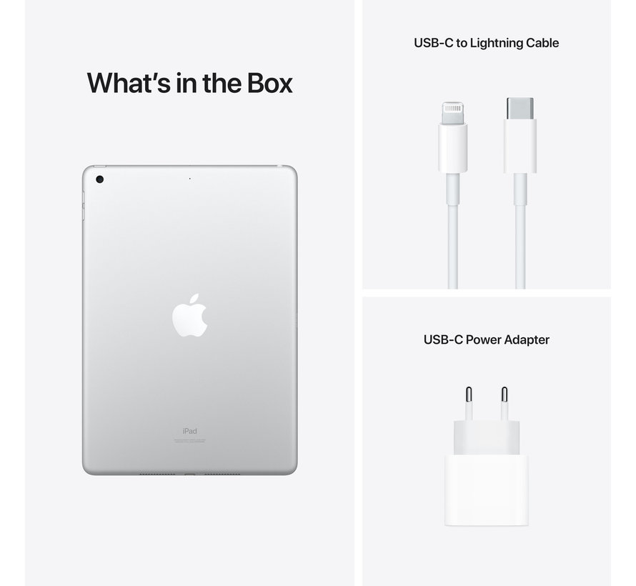 Apple iPad (2021) 10.2 inch 256GB Wifi Zilver