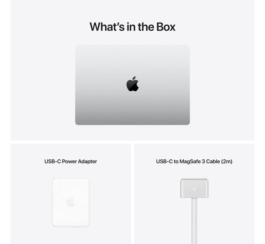 Apple MacBook Pro 16" (2021) M1 Max (10 core CPU/32 core GPU) 32GB/1TB Zilver
