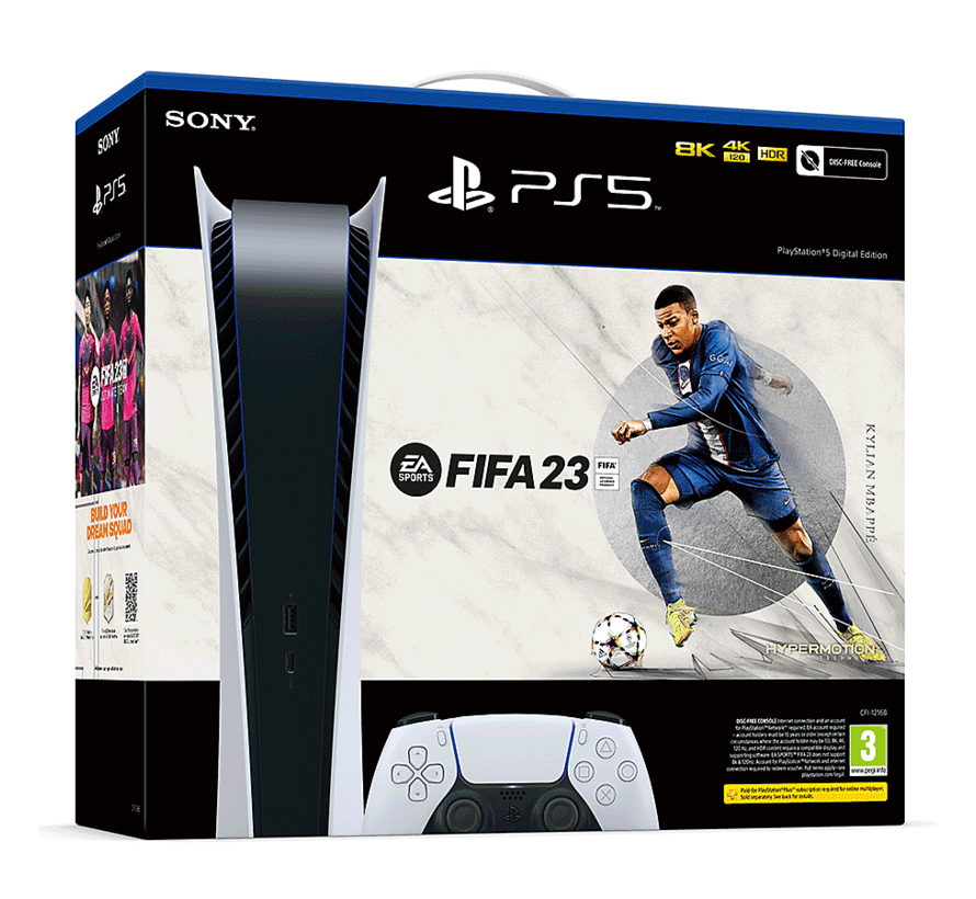 Sony PlayStation 5 Digital Edition  + FIFA 23