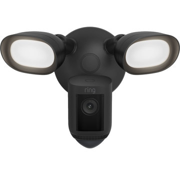 Ring Floodlight Cam Wired Pro Zwart