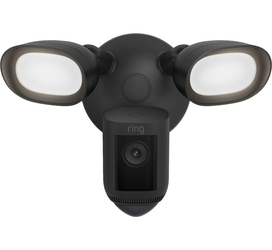 Ring Floodlight Cam Wired Pro Zwart