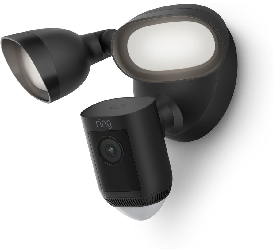 Ring Floodlight Cam Wired Pro Zwart