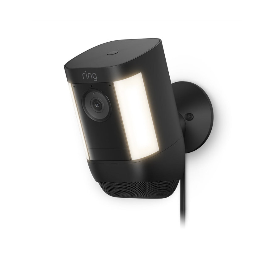 Ring Spotlight Cam Pro Battery Zwart
