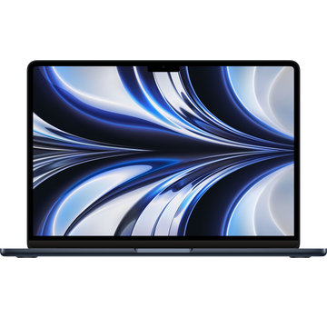 Apple MacBook Air (2022) Apple M2 (8 core CPU/8 core GPU) 8GB/256GB Middernacht Azerty