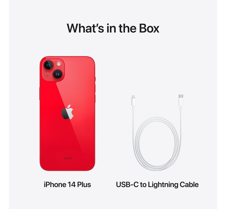 Apple iPhone 14 Plus 128GB Rood