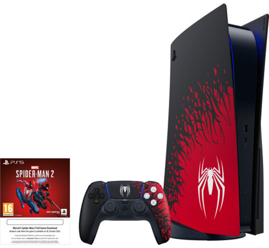 PlayStation 5 Disc Edition + Marvel's Spider-Man 2 Limited Edition