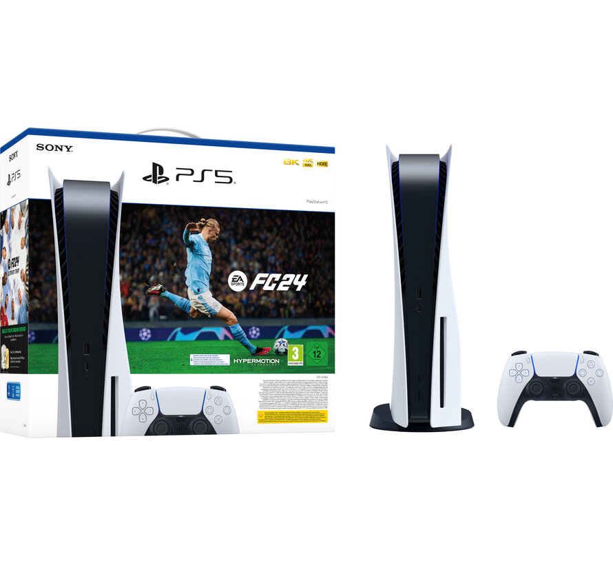 PlayStation 5 Disc Edition + EA Sports FC 24