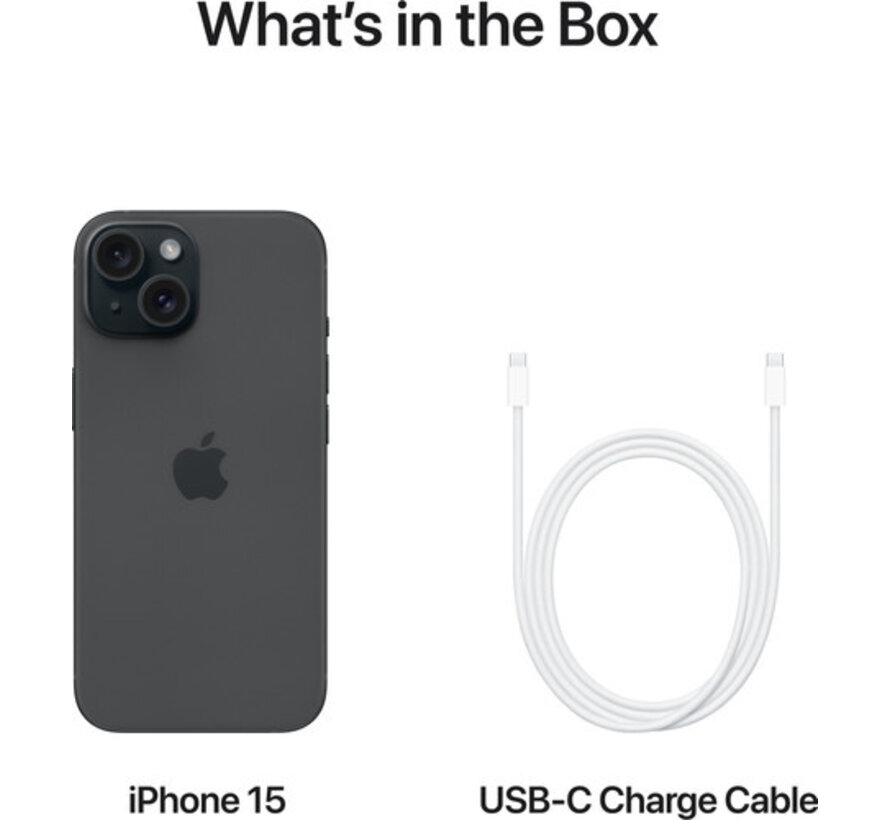 Apple iPhone 15 512GB Zwart