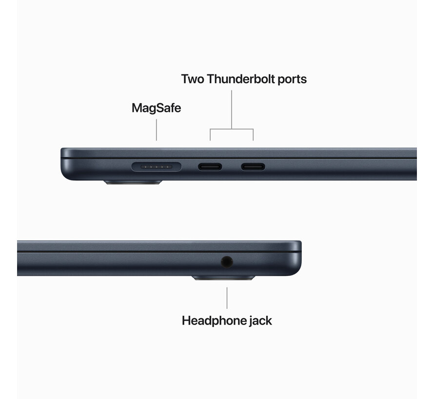 Apple MacBook Air 15" (2023) M2 (8 core CPU/10 core GPU) 8GB/256GB Middernacht QWERTY