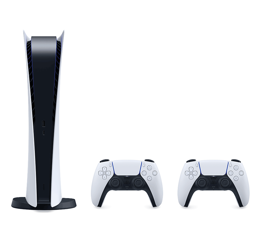 PlayStation 5 - Digital Edition - Slim - 2 DualSense Draadloze Controllers Bundel