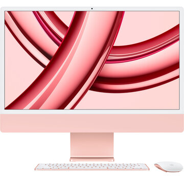 Apple iMac 24" (2023) M3 (8 core CPU/10 core GPU 8GB/256GB Roze QWERTY