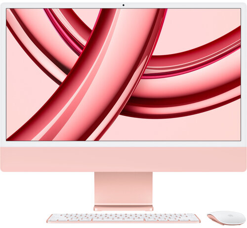 Apple iMac 24" (2023) M3 (8 core CPU/10 core GPU 8GB/256GB Roze QWERTY
