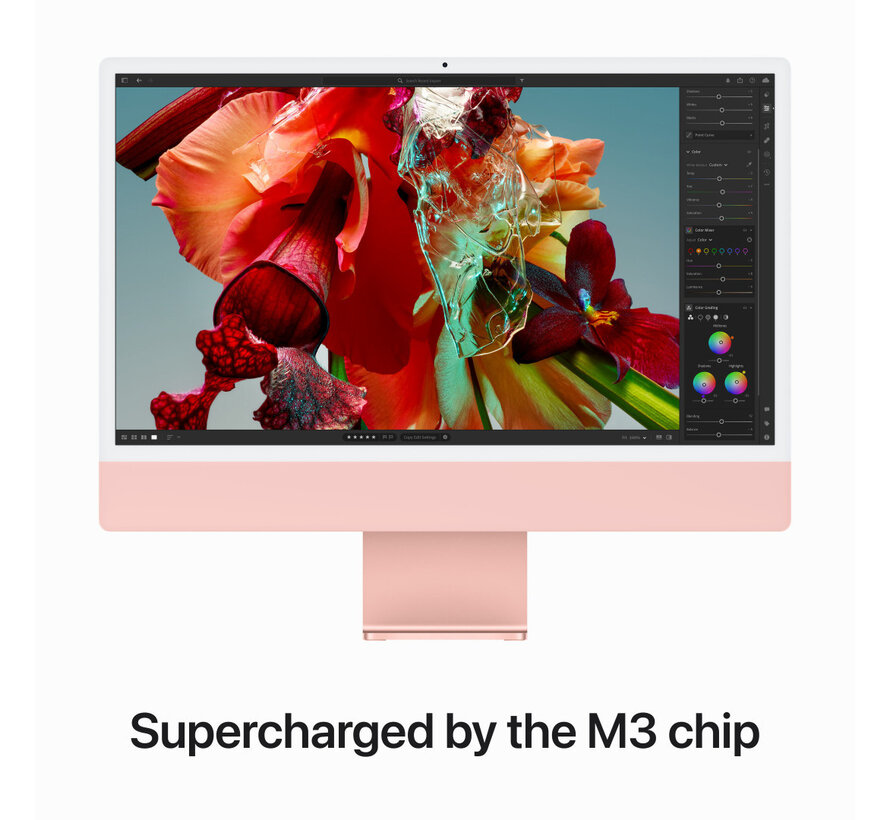 Apple iMac 24" (2023) M3 (8 core CPU/10 core GPU 8GB/256GB Roze QWERTY