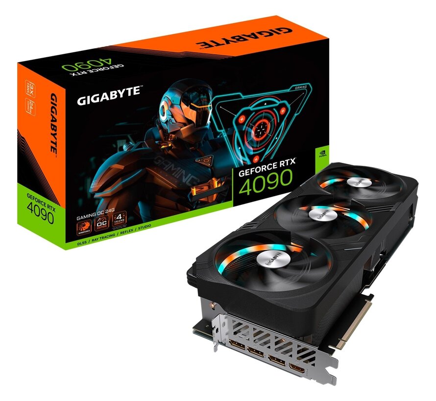GIGABYTE GeForce RTX 4090 GAMING OC 24G grafische kaart