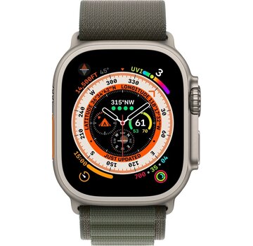 Apple Watch Ultra 4G 49mm Alpine Band Groen Medium
